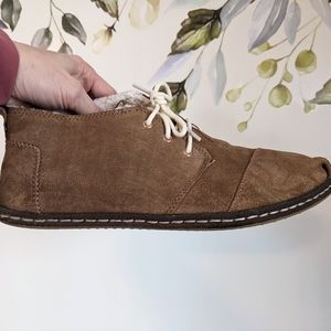Toms women's bota boots booties espadrilles suede